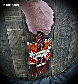 In the hand wallet purse pouch for her cowboy indian native decoration