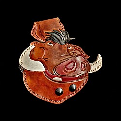 Sap leather coin pouch defence weapons toy toys